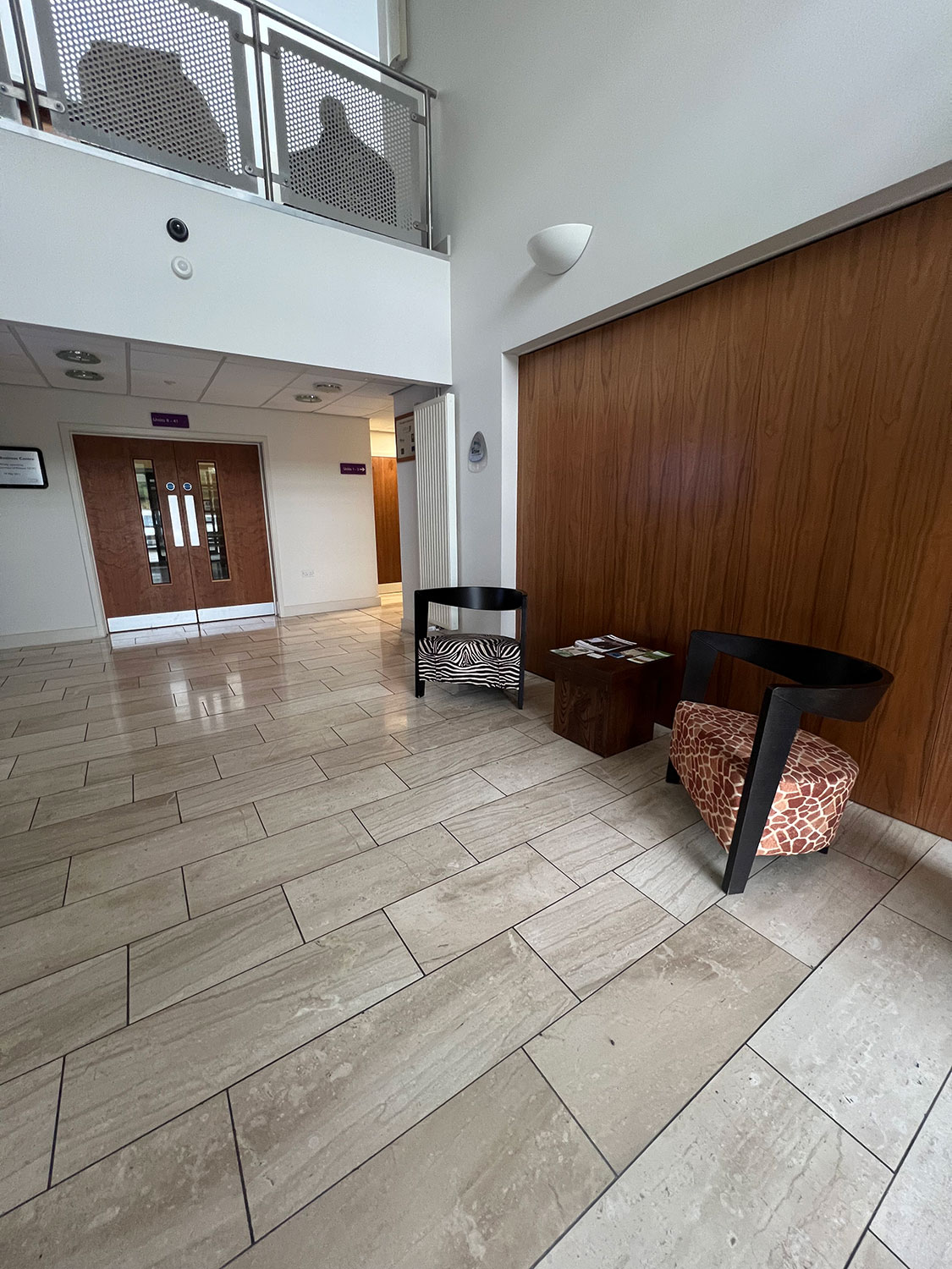 An image of the inside of the EMT offices.